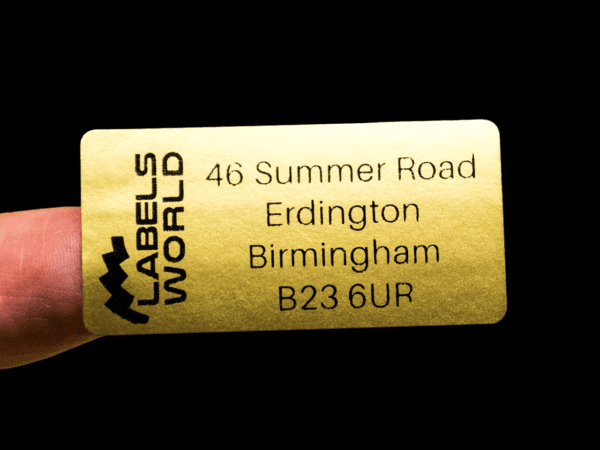 gold pape address labels