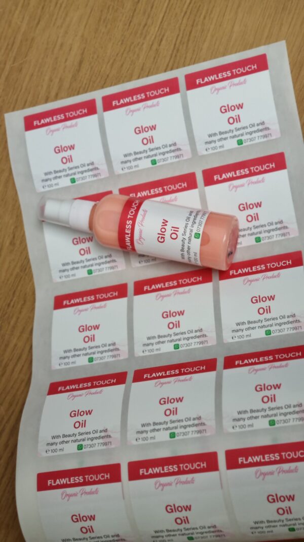 personalised oil stickers